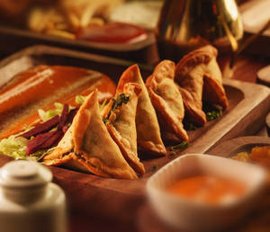 Spinach & Cheese Samosa