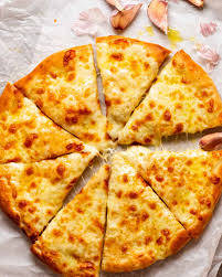 Cheese garlic pizza