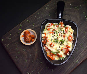 Buldak Chicken With Mozzarella Cheese