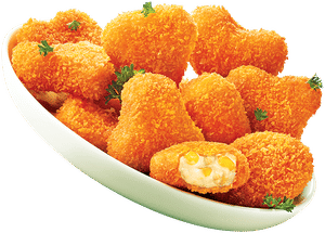 Crunchy Cheese Corn Nudggets (8 Pcs ) + One Drink Free