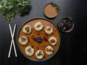 Vegeterian Jhol Momos