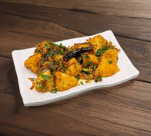 Fried idli with butter