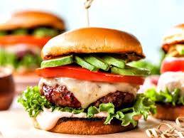 Chipotle plain burger