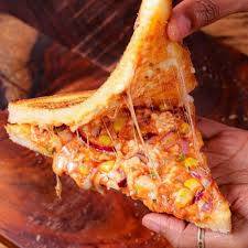 Pizza taste grilled sandwich