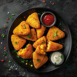Cheese Corn Triangles (6 Pieces)