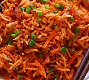 Schezwan Mushroom Fried Rice