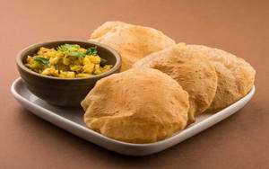 Puri Sabji (sweet Dish)