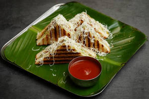 Veg Cheese Sandwich Grilled 2 Slices