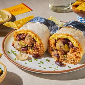 Vegan Mushroom Burrito