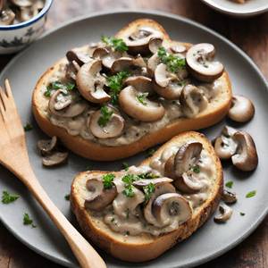 Mushrooms On Toast