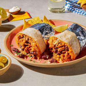 Chicken Tinga Burrito (Spicy)