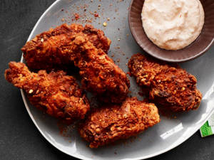 Crispy Chicken Fried Wings (10 Pieces)