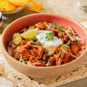 Chicken Tinga Burrito Bowl (Spicy)