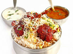 Chicken Lollipop Biryani 3pc