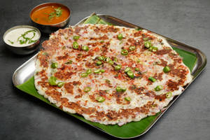 Tomato Onion Chilli Uttapam [1 Pc]