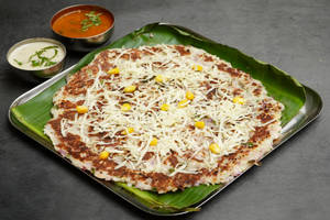 Cheese Corn Onion Uttappam [1 Pc]