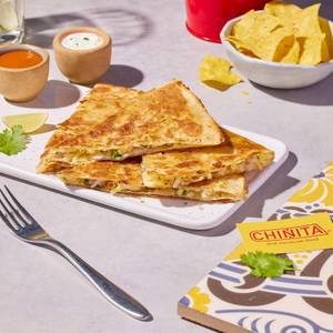 Veg Quesadilla (Cheese, Onions & Spring Onions)