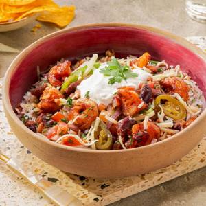 Low Fat Prawns Burrito Bowl