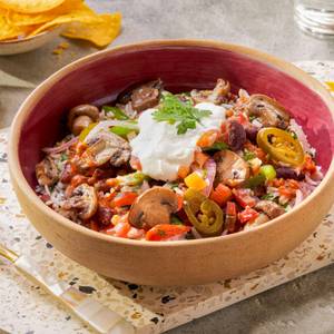 Mushroom Burrito Bowl