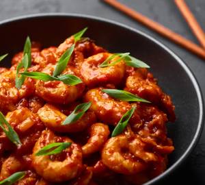 Chilli Prawn Dry [6 Pieces]