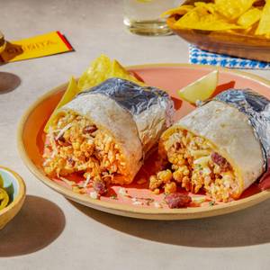 Roasted Cauliflower & Chickpeas Burrito