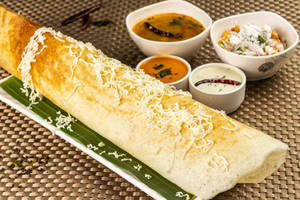 Cheese masala dosa
