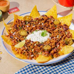 Soyrizo Nachos (Spicy)