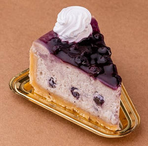 Blueberry Baked Cheesecake (Slice)