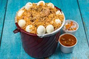 Bucket biriyani(chicken biriyani 3kg + chilli chicken 500grms)