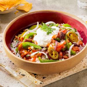 Sauteed Green Peppers & Onions Burrito Bowl