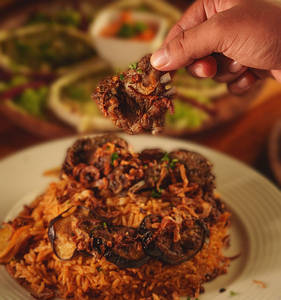 Maqlooba Lamb