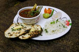 Half mutton thali