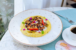 Sauteed Mushrooms With Creamy Mash