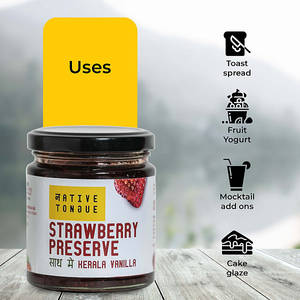 Strawberry Preserve With Kerela Vanilla (210gm)