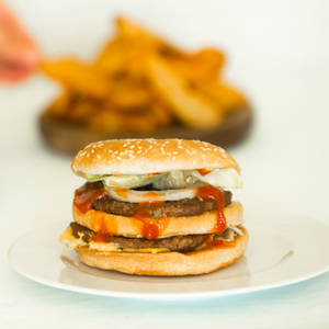 Double Decker Chicken Burger