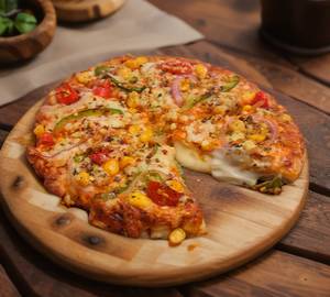 Spicy Schezwan Cheese Burst Pizza