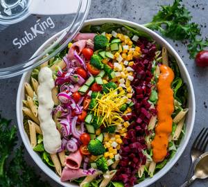 Chicken Ham Pasta Salad