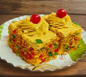 Fancy Vanilla Cake piece