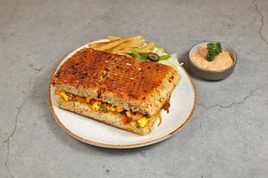 Indian Spiced Cottage Cheese Focaccia