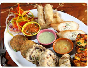 Veg Kebab Platter (assorted Vegetable Platter 12 Pcs)