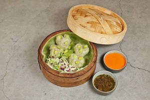 Edamame Truffle Oil Dimsums