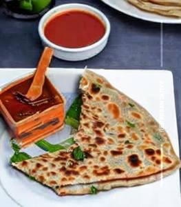 Paneer cheese paratha
