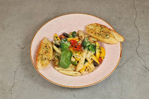 Stir Fried Vegetables Pasta Salad
