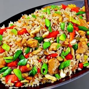 Stir Fried Rice [Chicken]