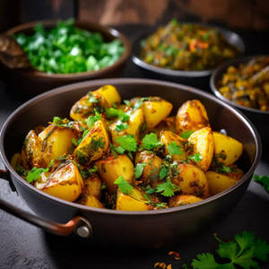 Heeng Dhaniya Ke Aloo