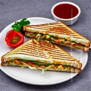 Veg cheese grilled sandwich