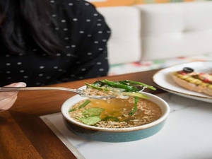 Burnt Garlic Soup