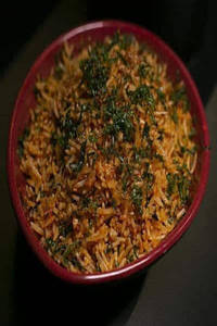 Burnt Garlic Spinach Fried Rice