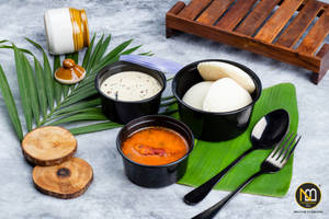 Idli Chutney Sambar [3 Pcs]