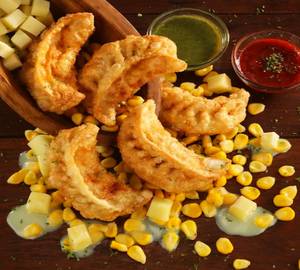 Cheese Corn Fried Momos
